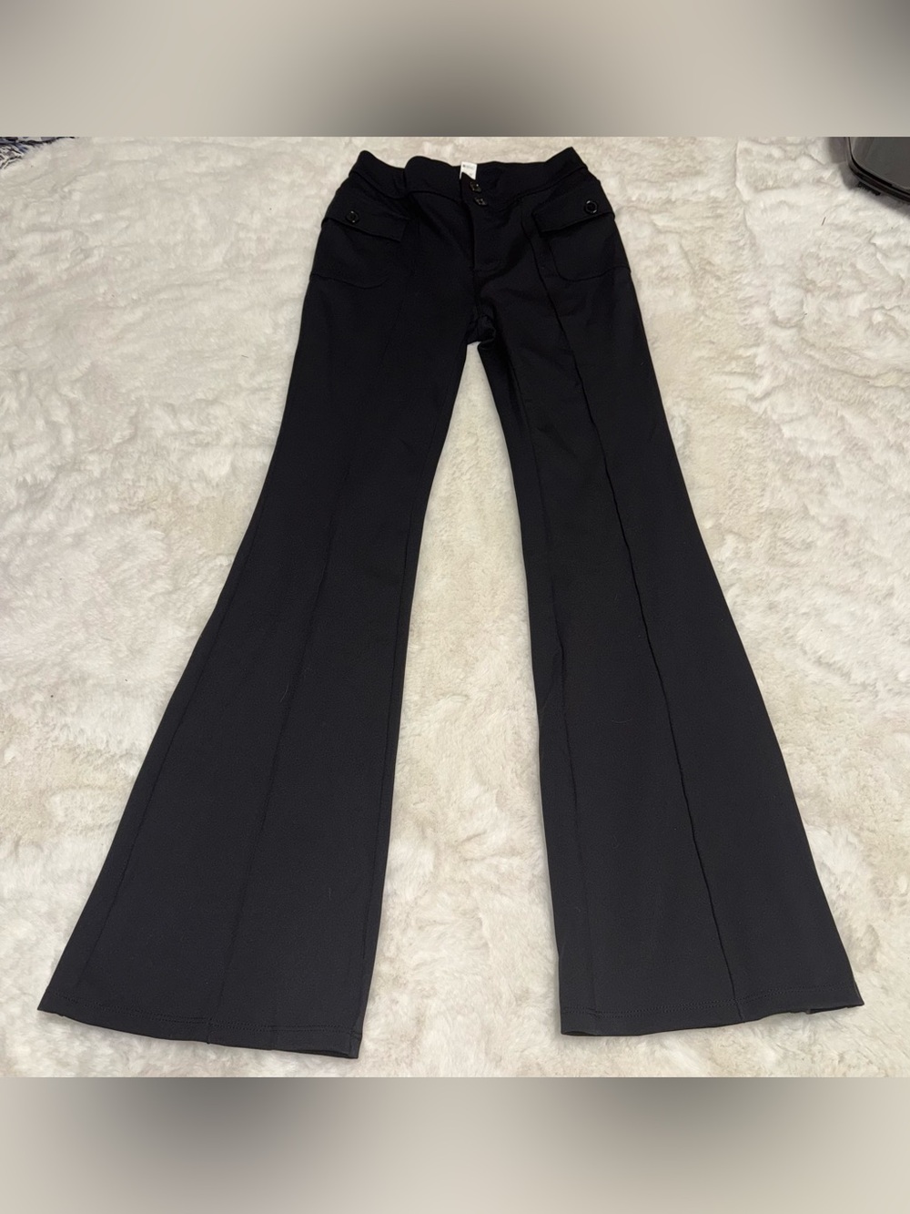 halara black dress pants